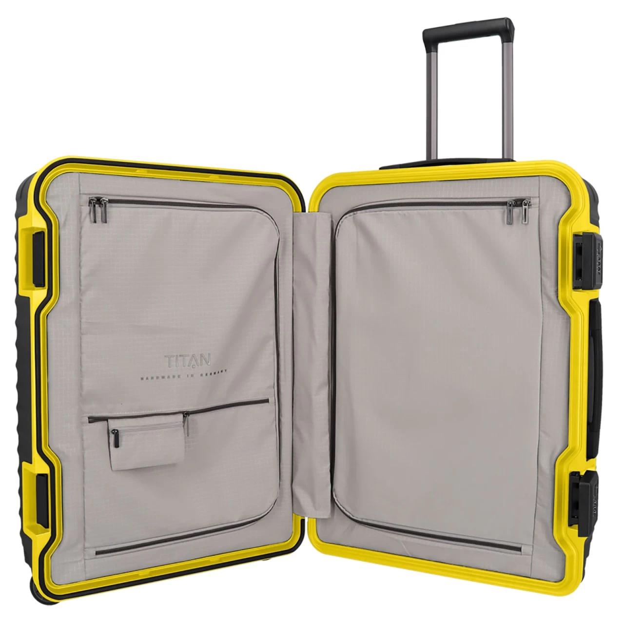 TITAN LITRON FRAME BVB Edition Kabinentrolley 4 Rollen 69 Cm Schwarz 3 TITAN LITRON FRAME BVB Edition Kabinentrolley 4 Rollen 69 Cm Schwarz – Bild 3