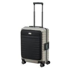 TITAN LITRON FRAME Kabinentrolley Mit Vortasche 55 Cm 4 Rollen Beige
