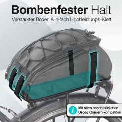 Valkental TrunkBag Fahrradtasche 35 Cm Schwarz -Travelite Store Valkental TrunkBag Fahrradtasche 35 cm schwarz K370037 c 1280x1280