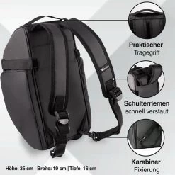 Valkental TrunkBag Fahrradtasche 35 Cm Schwarz -Travelite Store Valkental TrunkBag Fahrradtasche 35 cm schwarz K370037 e 1280x1280
