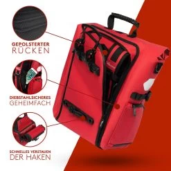 Valkental ValkPro 3in1 Fahrradtasche 62 Cm Rot 10 Valkental ValkPro 3in1 Fahrradtasche 62 Cm Rot -Travelite Store Valkental ValkPro 3in1 Fahrradtasche 62 cm rot K370010 d 1280x1280
