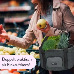 Valkental Fahrradkorb Für Hunde Ohne Fenster Grau -Travelite Store Valkental kleiner Fahrradkorb fuer Hunde ohne Fenster grau K370046 f 1280x1280