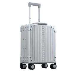 ALEON Vertical Underseat Carry-On 16" Kabinentrolley 42 Cm 4 Rollen Silber