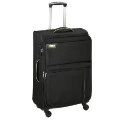 D&n Travel Line 6704 Trolley 65 Cm 4 Rollen Erweiterbar Schwarz