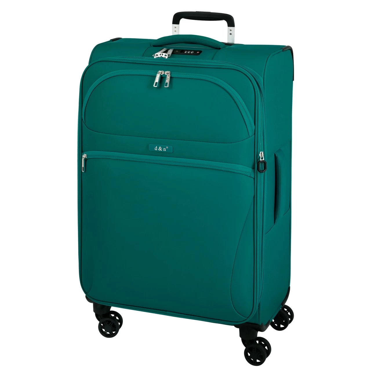 D&n Travel Line 9104 Trolley 67 Cm 4 Rollen Erweiterbar Türkis 1 D&n Travel Line 9104 Trolley 67 Cm 4 Rollen Erweiterbar Türkis