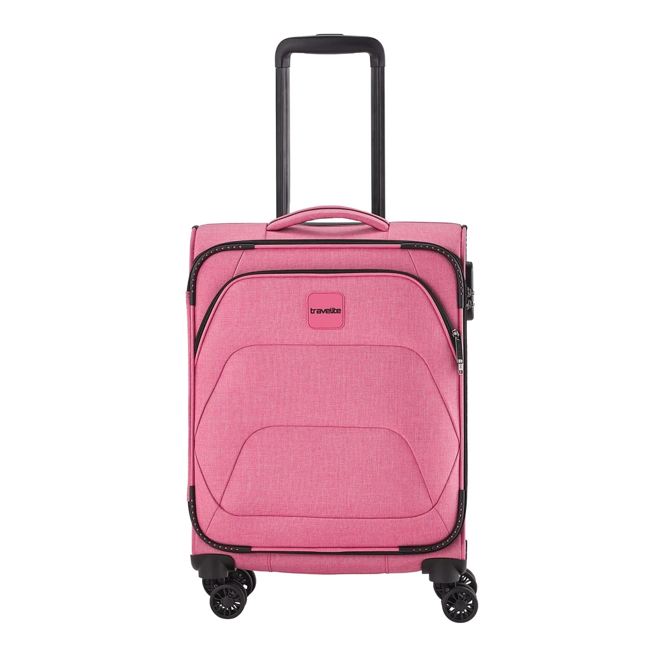 Travelite Adria Kabinentrolley 55 Cm 4 Rollen Rosa 2 Travelite Adria Kabinentrolley 55 Cm 4 Rollen Rosa – Bild 2
