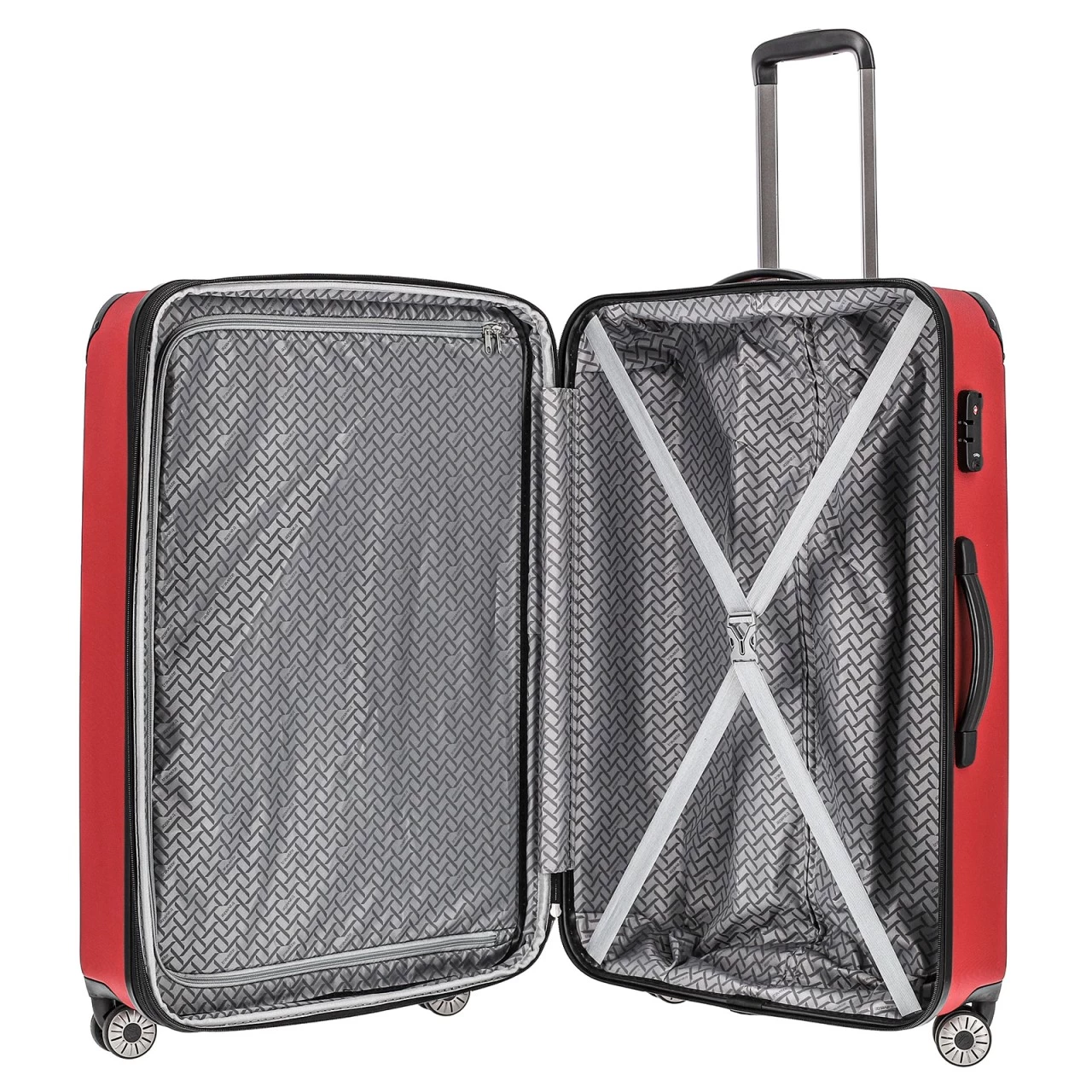 Travelite City Trolley 77 Cm 4 Rollen Erweiterbar Rot 3 Travelite City Trolley 77 Cm 4 Rollen Erweiterbar Rot – Bild 3