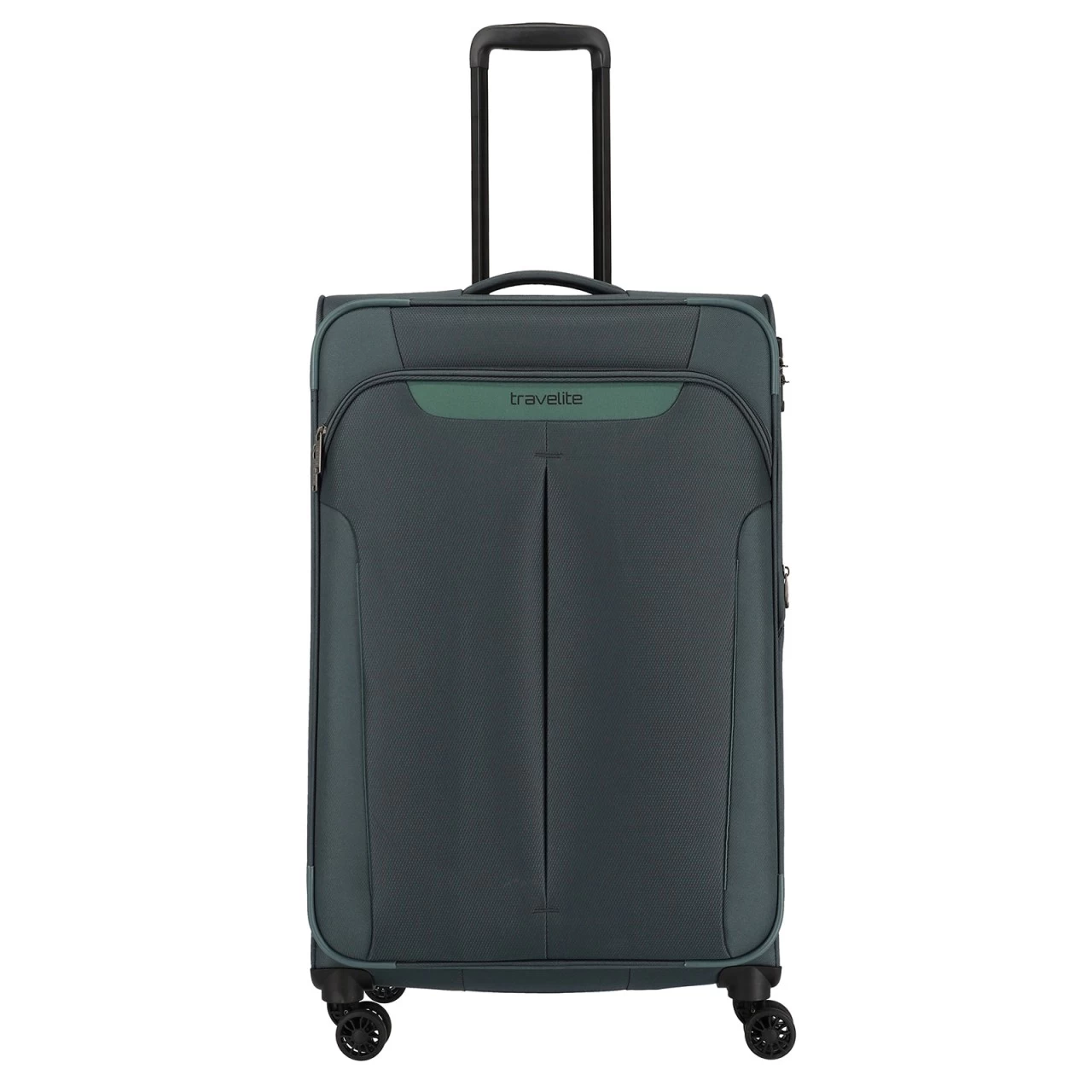 Travelite Croatia Trolley 77 Cm 4 Rollen Dunkelgrün 2 Travelite Croatia Trolley 77 Cm 4 Rollen Dunkelgrün – Bild 2