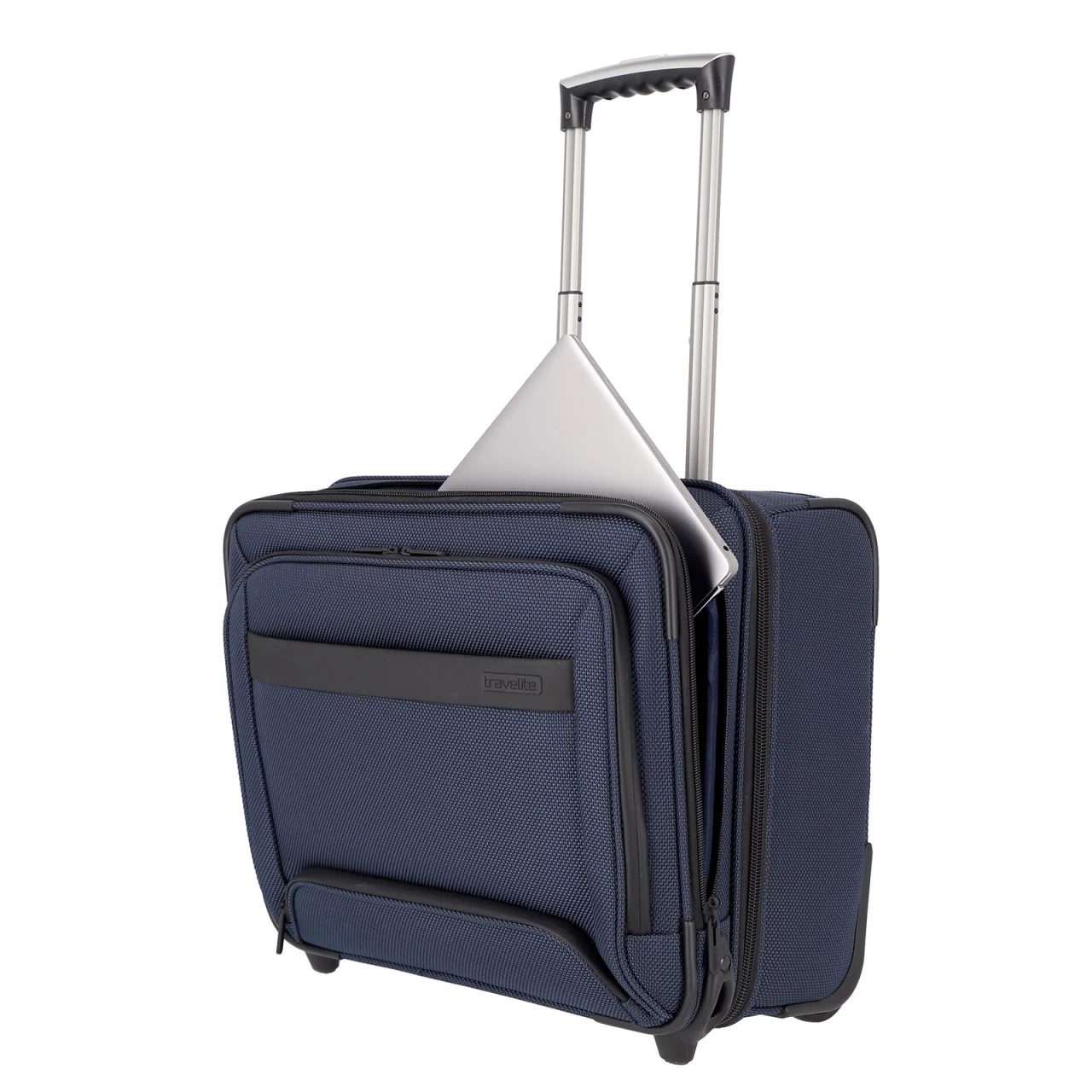 Travelite Meet Kabinentrolley 43 Cm 2 Rollen Blau 4 Travelite Meet Kabinentrolley 43 Cm 2 Rollen Blau – Bild 4