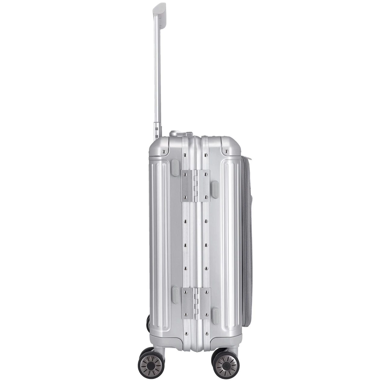 Travelite Next Kabinentrolley 55 Cm 4 Rollen Mit Vortasche Silber 6 Travelite Next Kabinentrolley 55 Cm 4 Rollen Mit Vortasche Silber – Bild 6