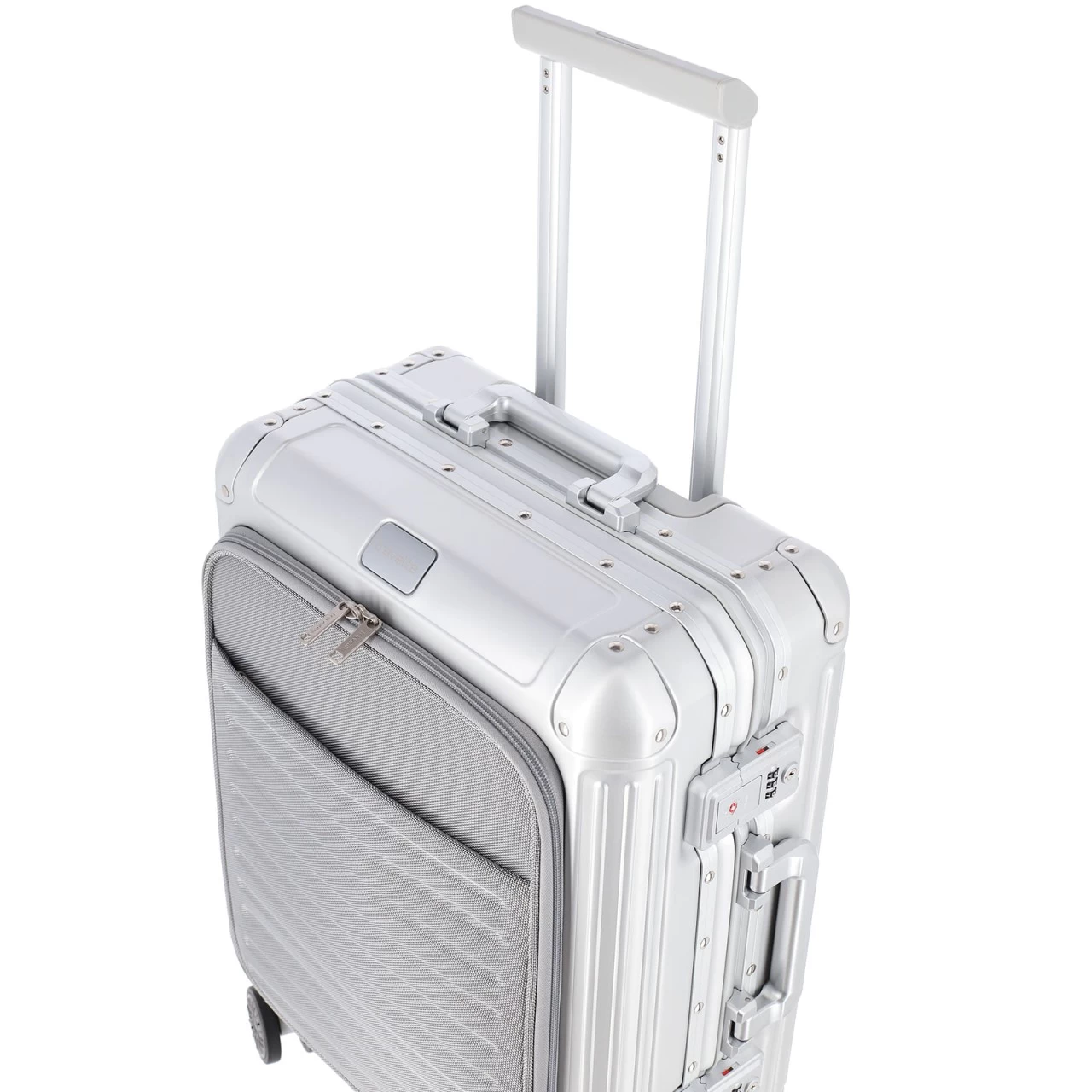 Travelite Next Kabinentrolley 55 Cm 4 Rollen Mit Vortasche Silber 9 Travelite Next Kabinentrolley 55 Cm 4 Rollen Mit Vortasche Silber – Bild 9